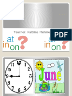 Prepositions-Of-Time-At On in