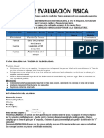 Test de Evaluacion Fisica