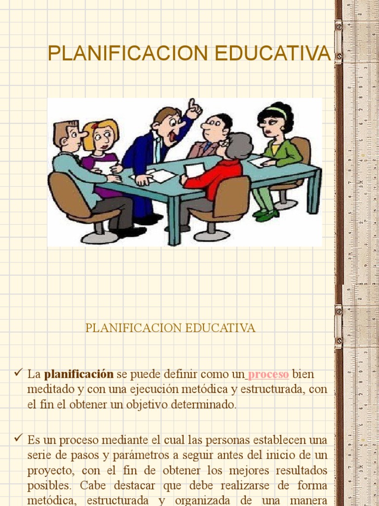 Fundamentos de la Planificación Educativa | PDF | Planificación ...