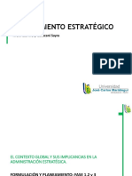 Presentación - FormulaciónEstratégica Fase1,2,3 AnálisisDelEntorno - PESTE PORTER PDF