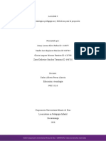 Actividad 4 - Diseño de Estrategias Pedagógicas y Didácticas para La Propuesta