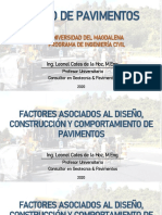 Lectura 01. Factores Asociados Al Diseño, Construcción y Comportamiento de Pavimentos PDF