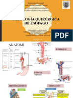 Patología Quirurgica de Esofago