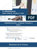 UNIDAD 1.2 - La Administracion Como Ciencia, Técnica y Arte 2018 - PDF