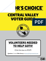 Central Valley Voter Guide: 'Labor'S Choice'