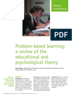 Problem-Based Learning: A Review of The Educational and Psychological Theory