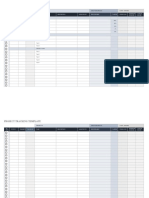 Project Tracking Template: Projects Deliverable (S) Cost / Hours