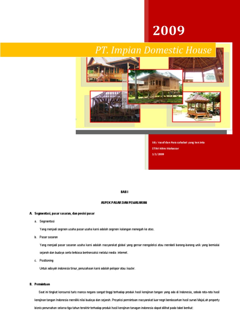 contoh proposal kewirausahaan