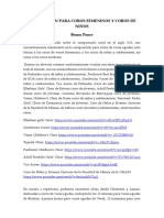 Composición para Coros Femeninos y Coros de Niños - Bruno Ponce PDF