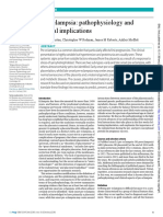 Preeclampsia pathophysiology and