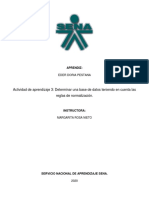 Evidencia AA3 - Aplicar Técnica de Normalización