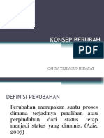 Konsep Perubahan - Cahya