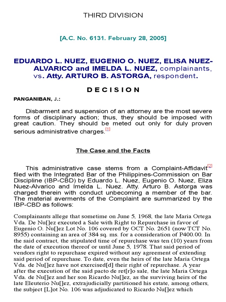 Disbarment Case Against Atty. Astorga | PDF | Disbarment | Moral Turpitude
