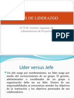 Tipos de Liderazgo