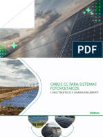 Cabos fotovoltaicos: características e dimensionamento