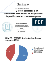 Preliminar -Eficacia y costos asociados a un tratamiento ambulatorio en mujeres con depresiòn severa y trauma temprano - copia