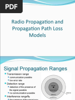 Radio Propagation and Propagation Path Loss Models