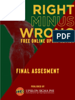 RMW Questions PDF