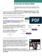 Manual de Usuario de Google Meet PDF