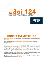 History of Safety Management