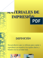 Materiales de Impresion, Rigidos y Plasticos