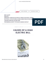 Causes of a High Electric Bill _ Allen Electric