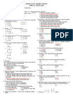 Soal Matematika Kelas Xi (Bantar)