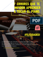 7 Errores Al Aprender Piano PDF