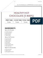 5 HEALTHY Hot Chocolate Recipes - The Healthy Maven