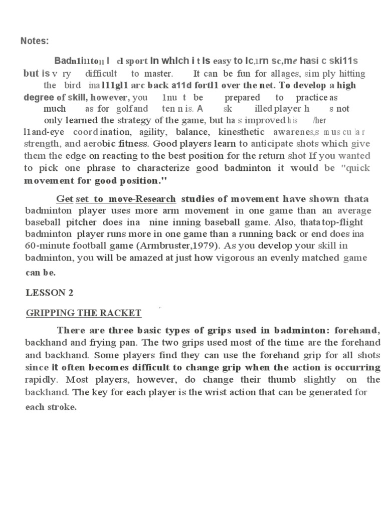 Individual Dual Sports Notes | PDF | Ball Games | Racquet Sports