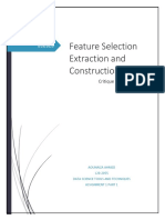 A Critique On Feature Selection Extraction and Construction