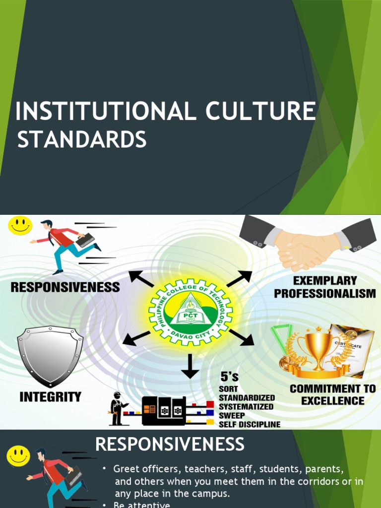 Enhancing Institutional Culture Standards | PDF | Psychological ...