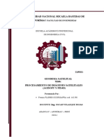 Trabajo Procesamiento de Imágenes Satelitales (Agisoft y Pix4d) Fermin Flores Ccorisapra Cod 162290