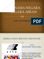 KERJA SAMA NEGARA – NEGARA ASEAN