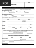 Application For Ombudsman Clearance (Omb Form 1) : Republic of The Philippines Office of The Ombudsman