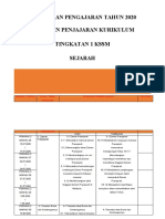 Rancangan pengajaran Sejarah Tingkatan 1