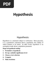 RM - 10 - Hypothesis Testing