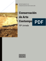 Conservación de Arte Contemporáneo, 16a Jornada