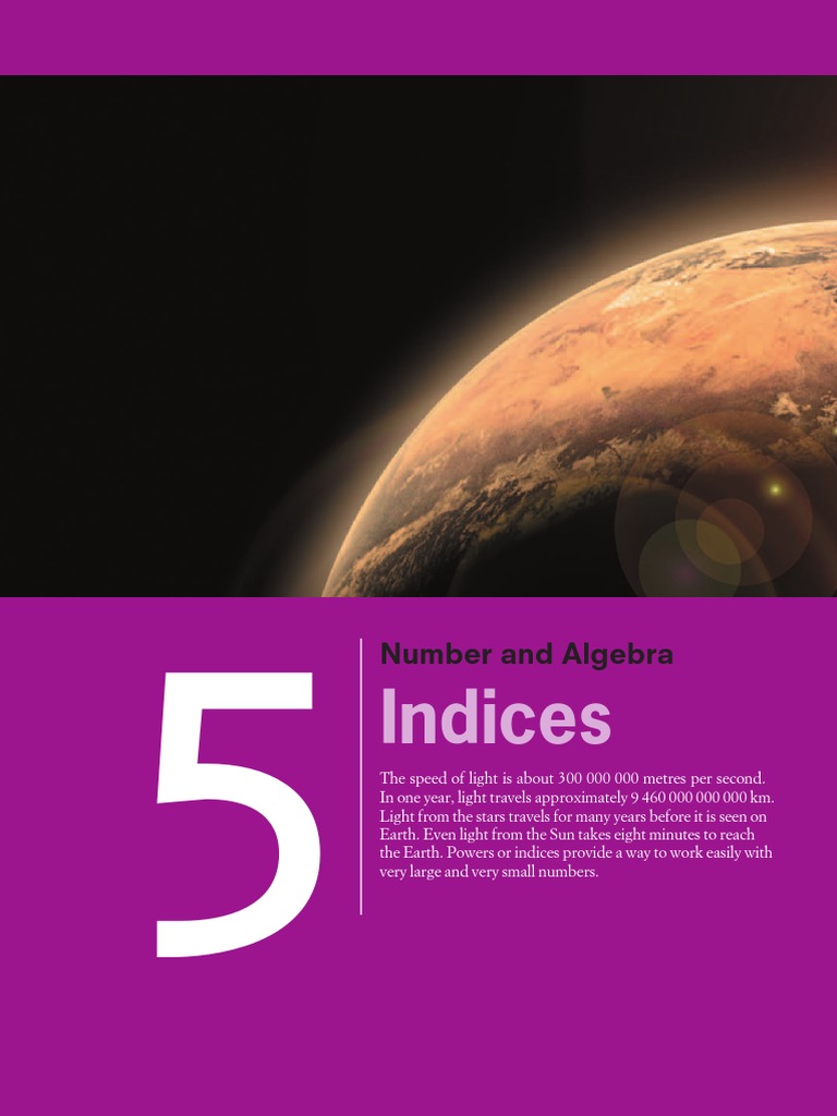 New Century Maths Advanced 9 Chapter 5. Indices PDF PDF Fraction (Mathematics