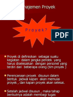 Penjadwalan Jangka Panjang Proyek (Bab Iii)