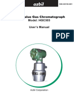 Heat Value Gas Chromatograph Model: HGC303 User's Manual