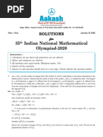 INMO 2025 Question Paper | PDF | Mathematical Concepts | Discrete ...
