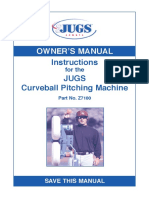Owner'S Manual: Instructions Jugs Curveball Pitching Machine