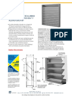 Ficha Tecnica Louver HL445D