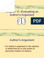 Evaluating An Argument