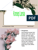 Konsep Keperawatan Lansia