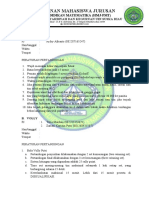 HMJ-PMT UIN Suska Riau Aturan Kegiatan Olahraga