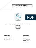 International Trade & Economic Development of A Country - Bhumi Mam