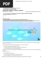 Working With Triggers in A MySQL Database PDF