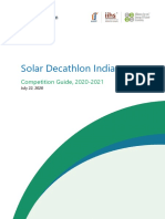 Solar Decathlon India: Competition Guide, 2020-2021